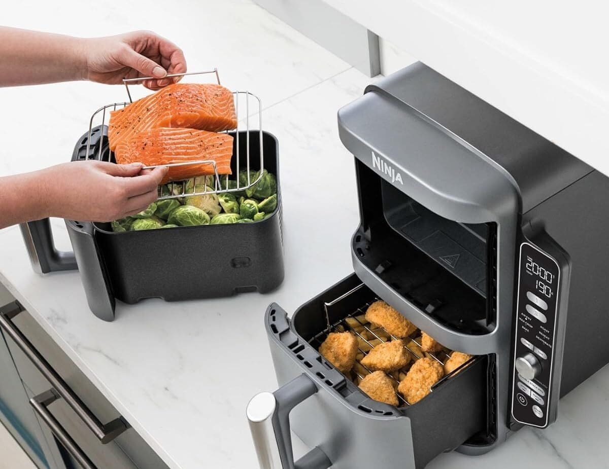 La nueva freidora de aire con doble cesta vertical Ninja Double Stack XL en Amazon