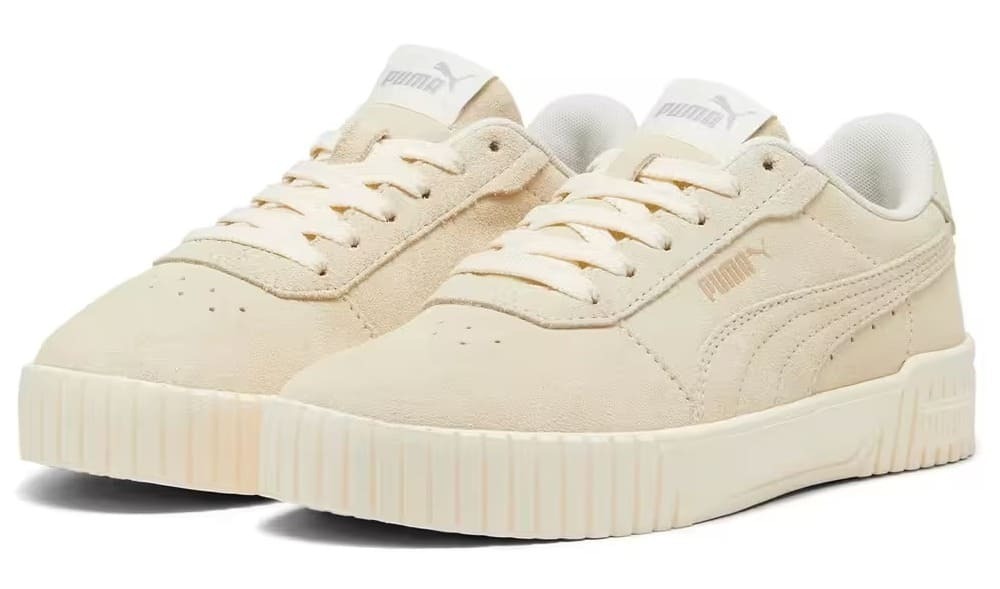 Las zapatillas para caminar Puma Carina 2.0 SD Almond Gold de mujer en Decathlon