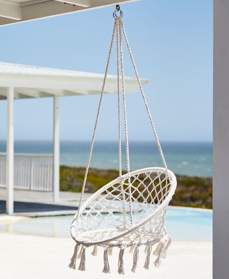 Silla colgante NITTEDAL blanco crudo de JYSK