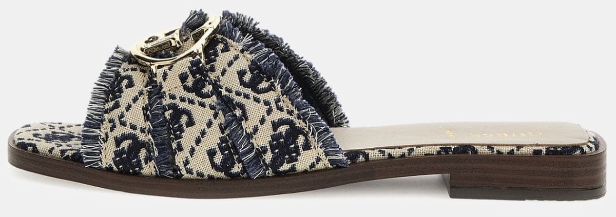 Sandalia symo logotipo 4g de Guess