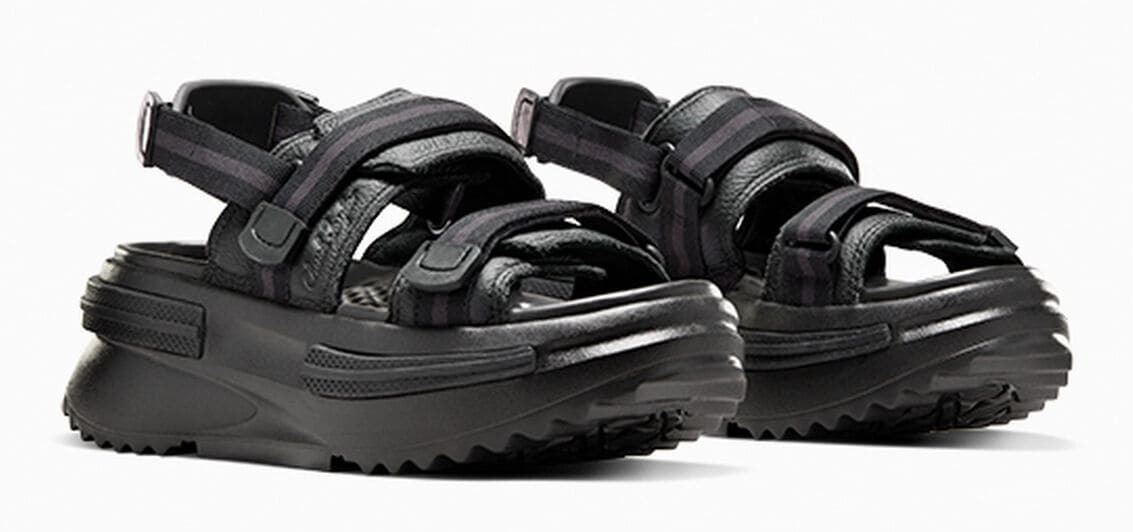 Las nuevas sandalias Run Star Utility CX unisex con plataforma XL de Converse