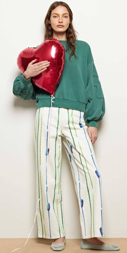 Pantalón vaquero estampado de Parfois