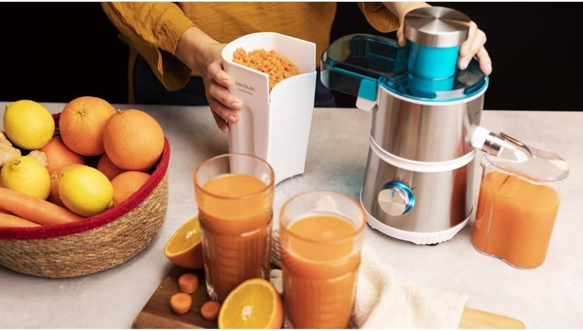 La licuadora Orbital Juice&Fresh 400 Titan White de Cecotec en Amazon