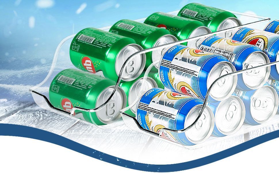 Organizador de latas para nevera Kichly de Amazon