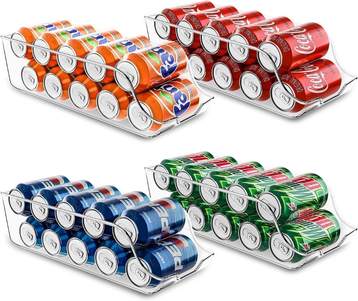 Organizador de latas para nevera Kichly de Amazon