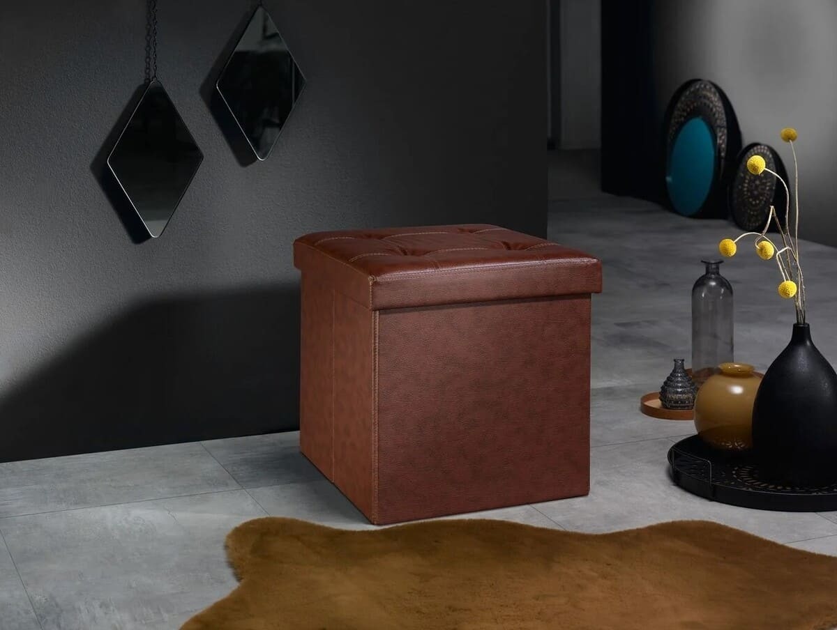 Taburete con almacenaje