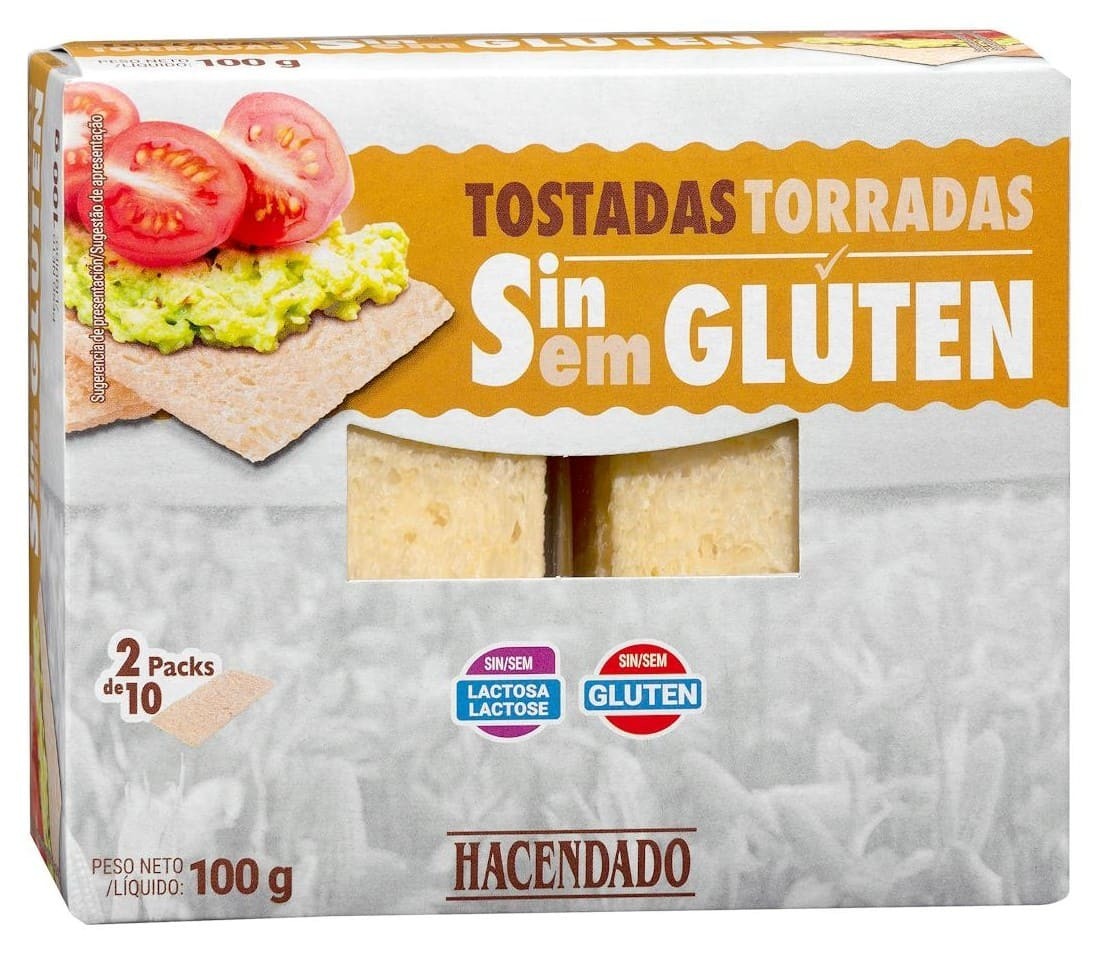 Tostadas sin gluten Hacendado