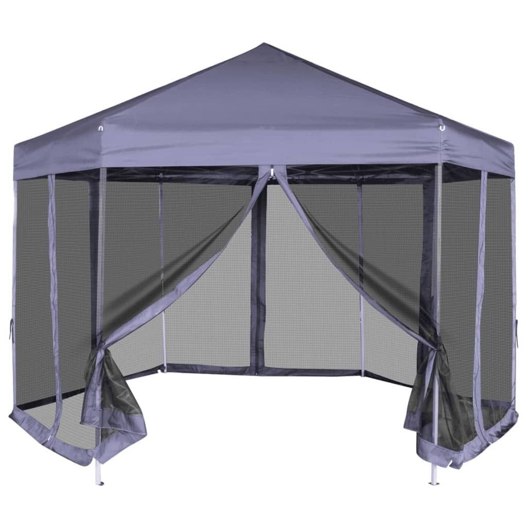 Carpa plegable hexagonal