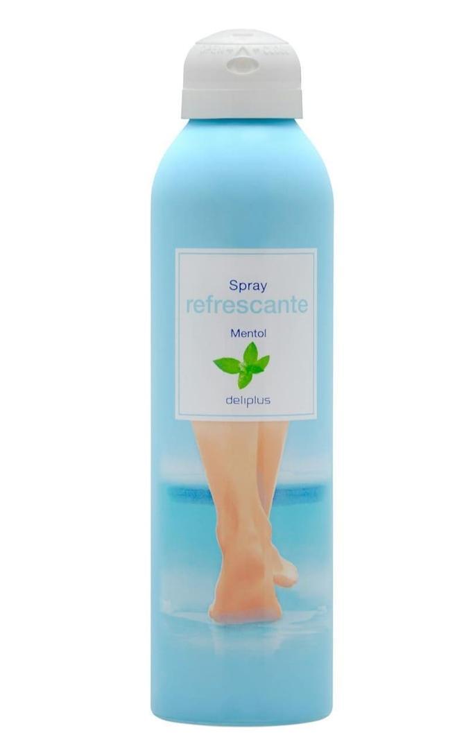 Spray refrescante mentol para pies y piernas