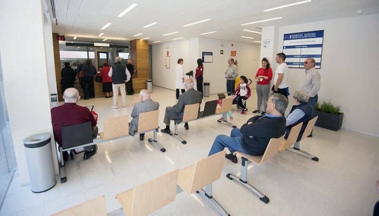 Interior de un centro de salud