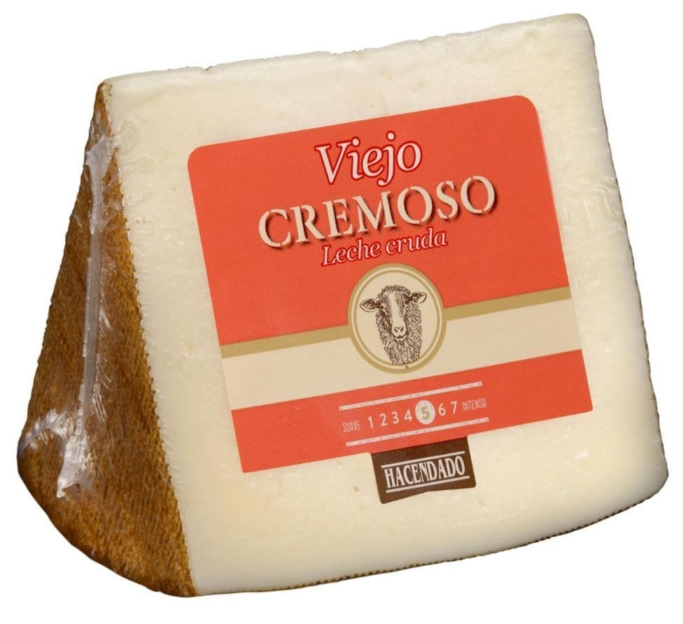 Queso viejo cremoso de oveja Hacendado