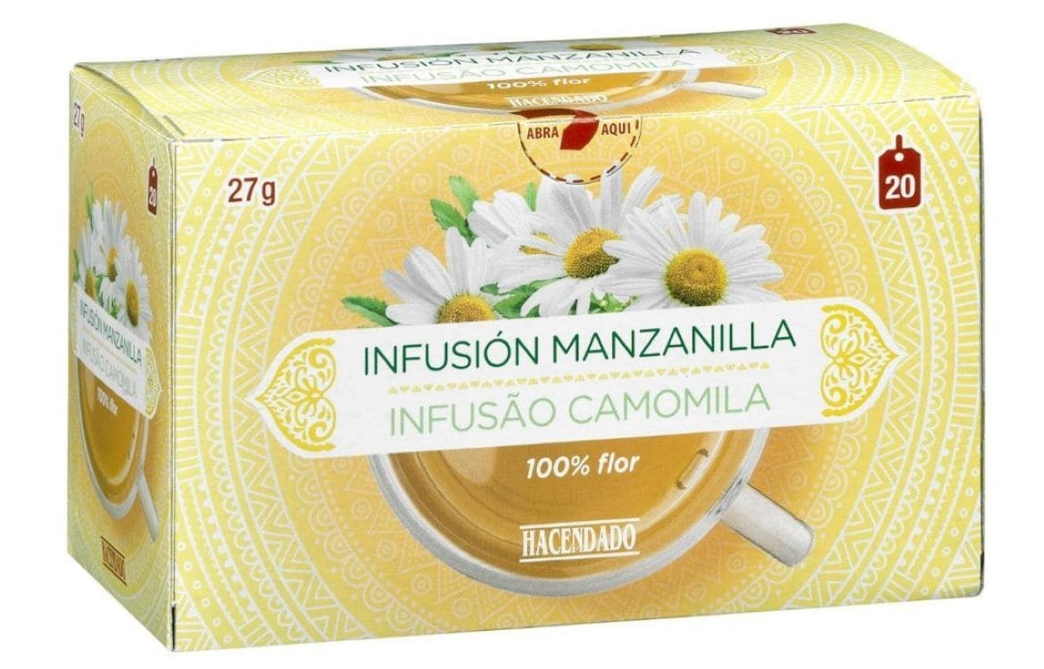 Infusión de manzanilla Hacendado