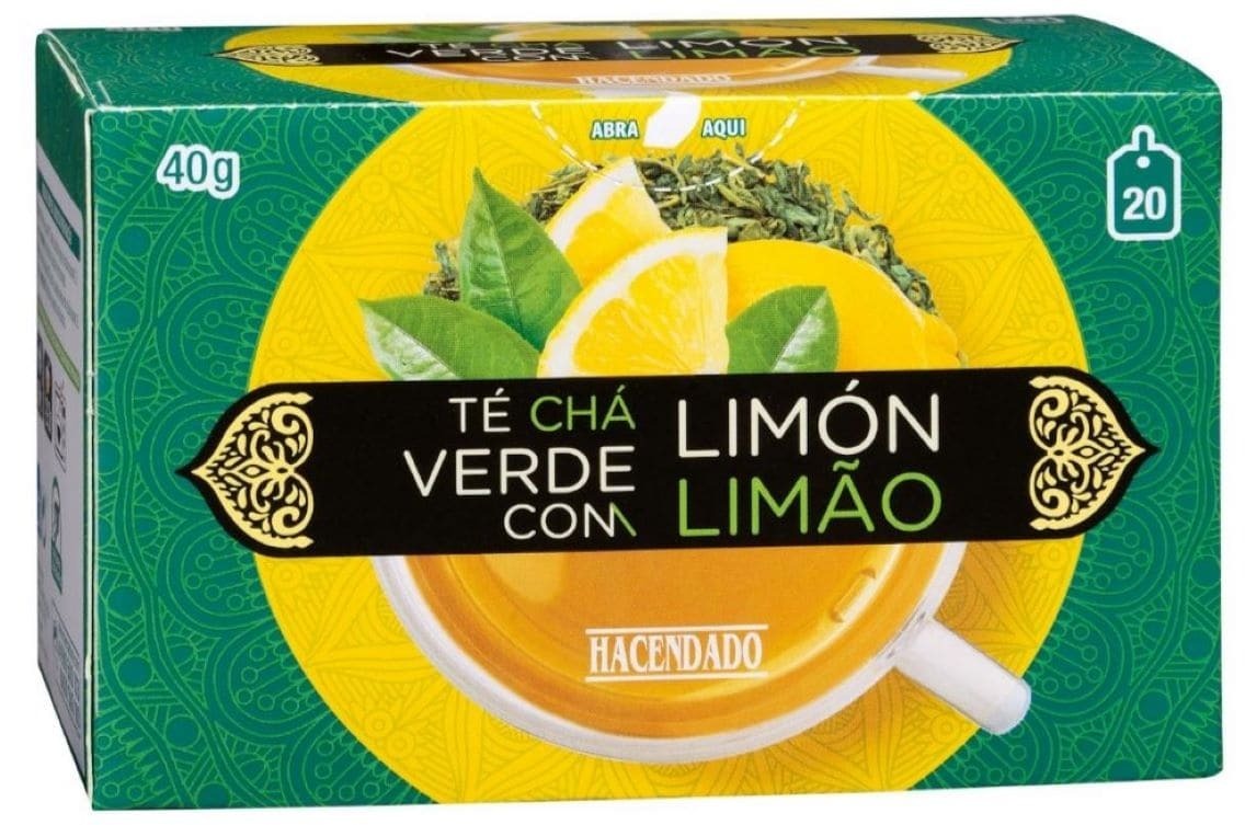 Té verde con limón Hacendado
