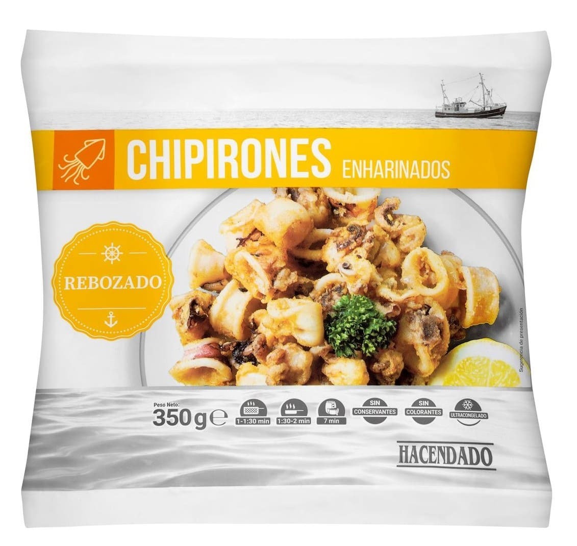 Chipirones enharinados