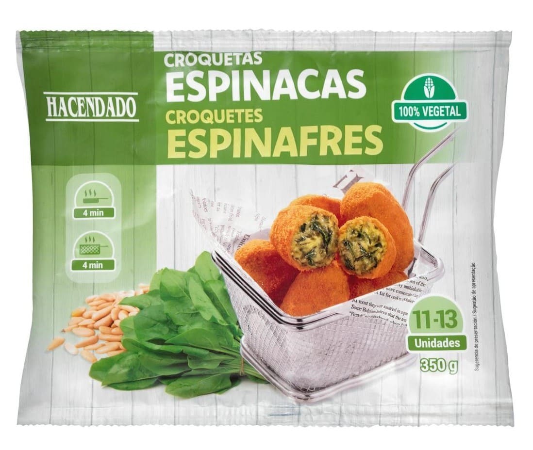 Croquetas de espinaca Hacendado