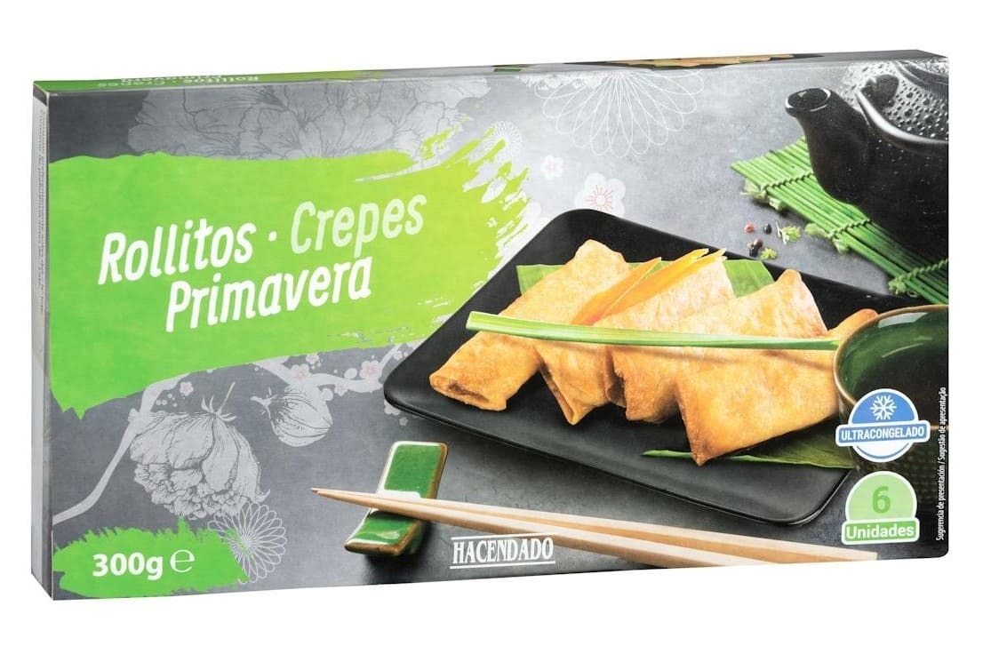 Rollitos primavera Hacendado