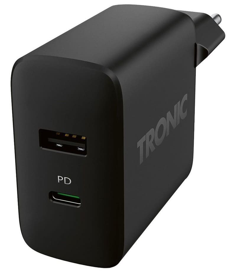 Cargador de pared rápido USB C y USB A