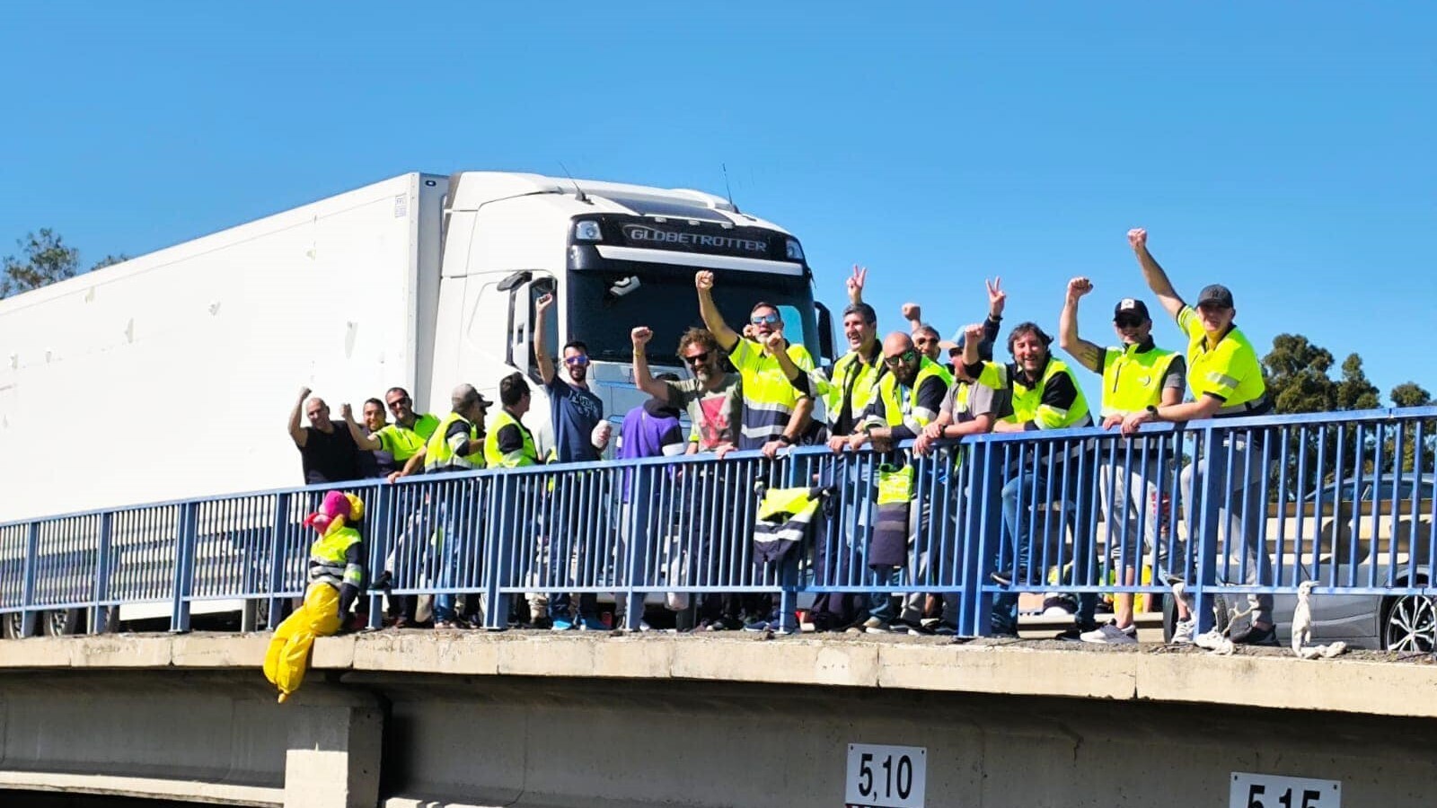 Los trabajadores de Acerinox en huelga
