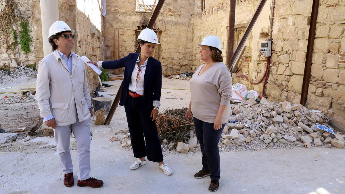 Obras en el Palacio Riquelme de Jerez