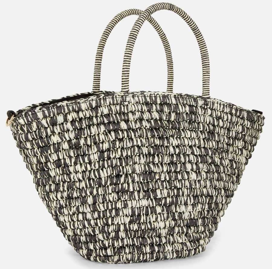 Minibolso shopper de paja de Primark