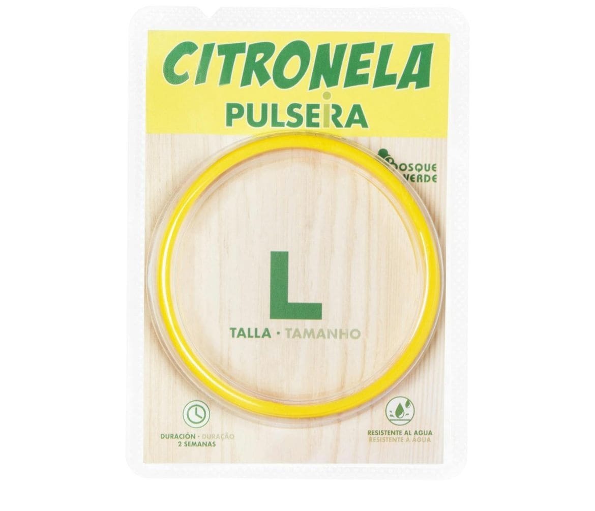 Pulsera de citronela talla L duración 2 semanas