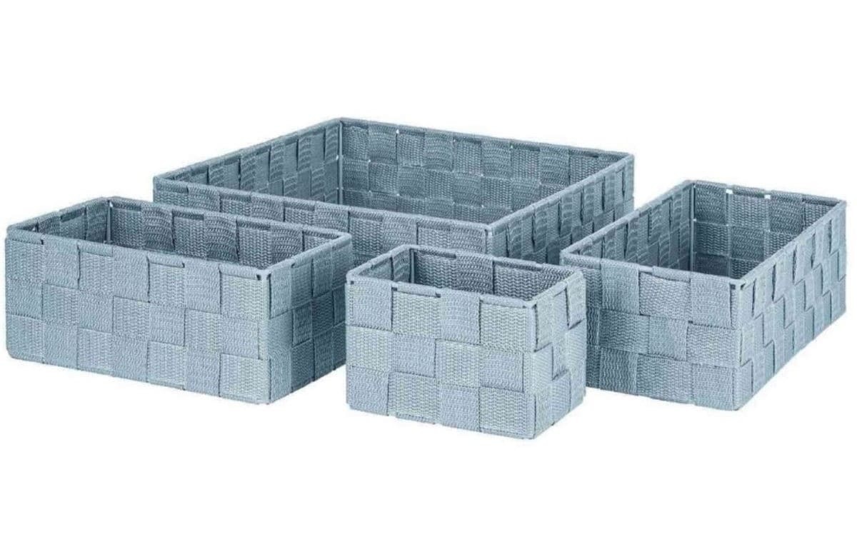 Set de cestas de almacenaje insertables