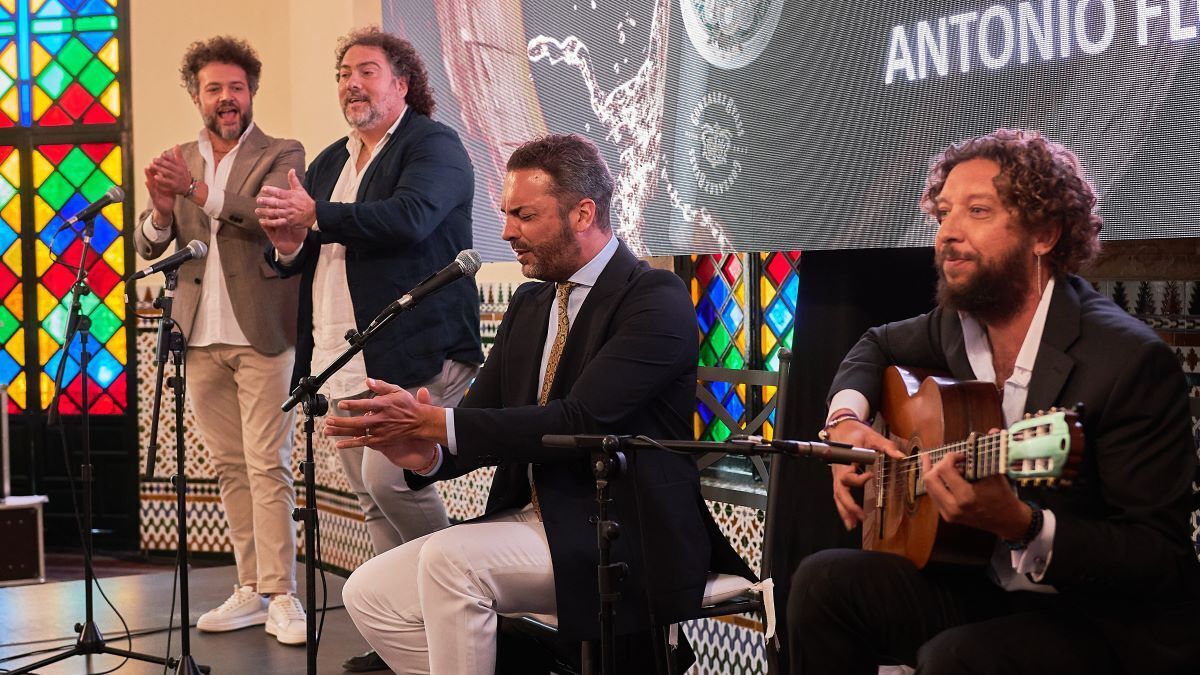 Actuación de Jesús Méndez en la presentación de la X edición de Tío Pepe Festival | Salvador López Medina