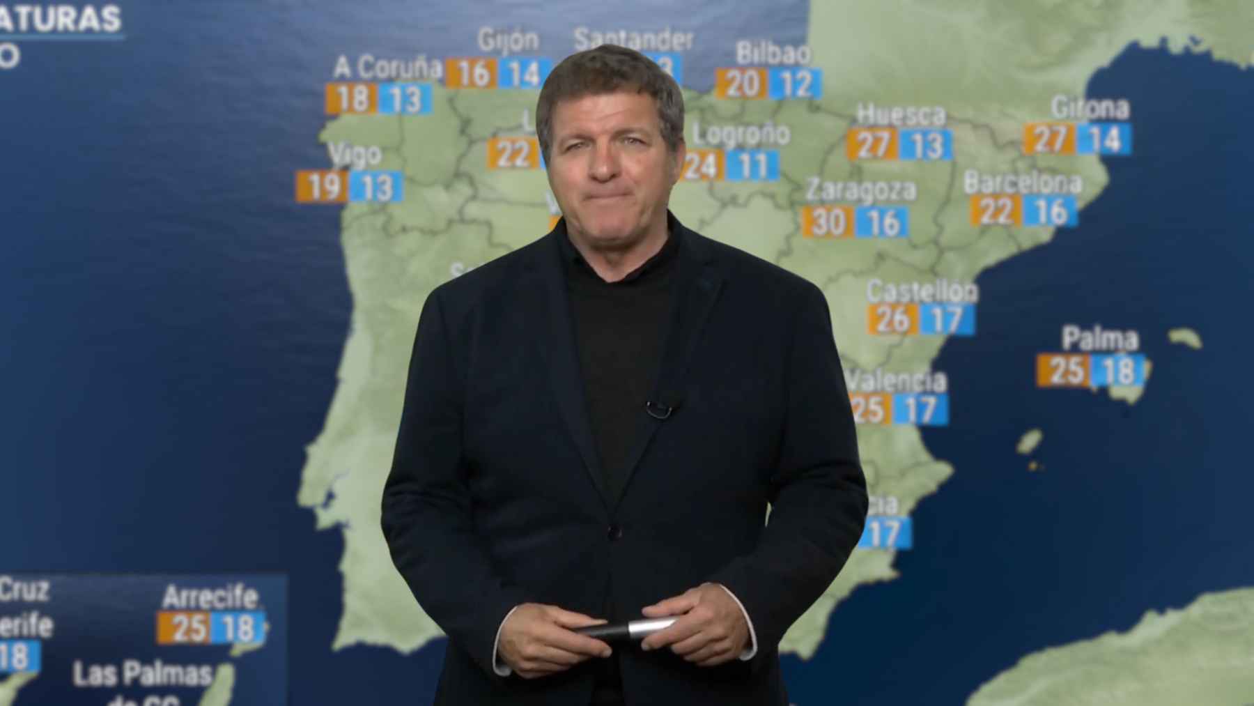 Mario Picazo da la previsión del tiempo en ElTiempo.es