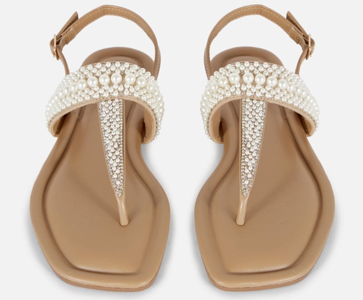 Sandalias de dedo con adornos de Primark