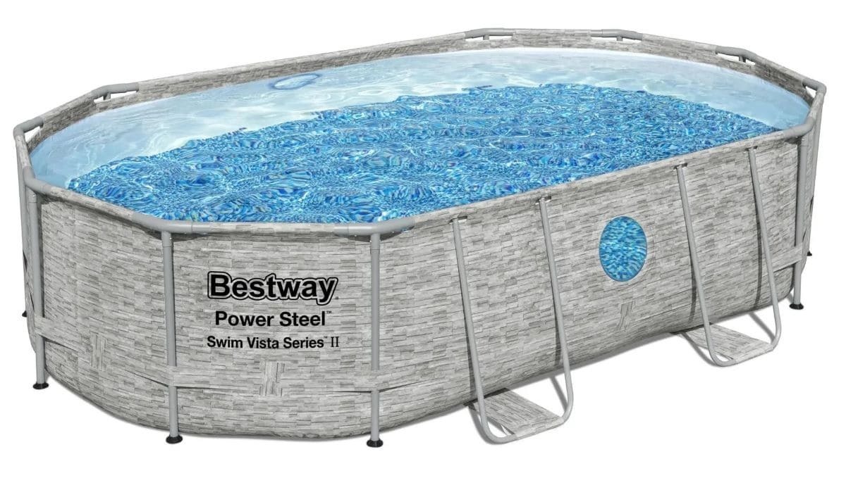 Piscina tubular de PVC ovalada BESTWAY