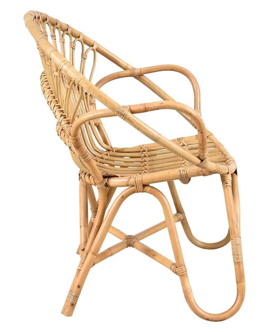 El conjunto de muebles de exterior Bombai de ratán natural para dos comensales de Leroy Merlin