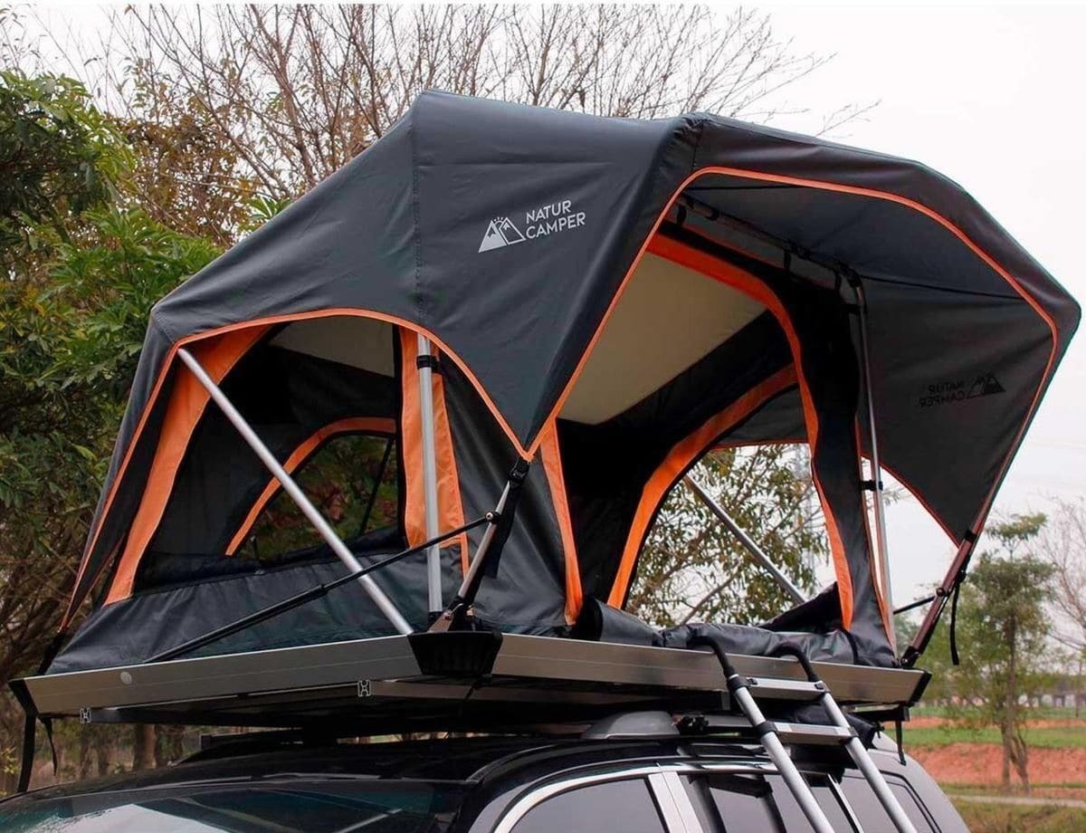 Tienda de Techo Kol Outdoor T1000 para coche SUV o 4x4 de Decathlon B