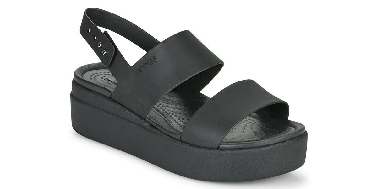 Sandalias Crocs modelo Brooklyn Low Wedge