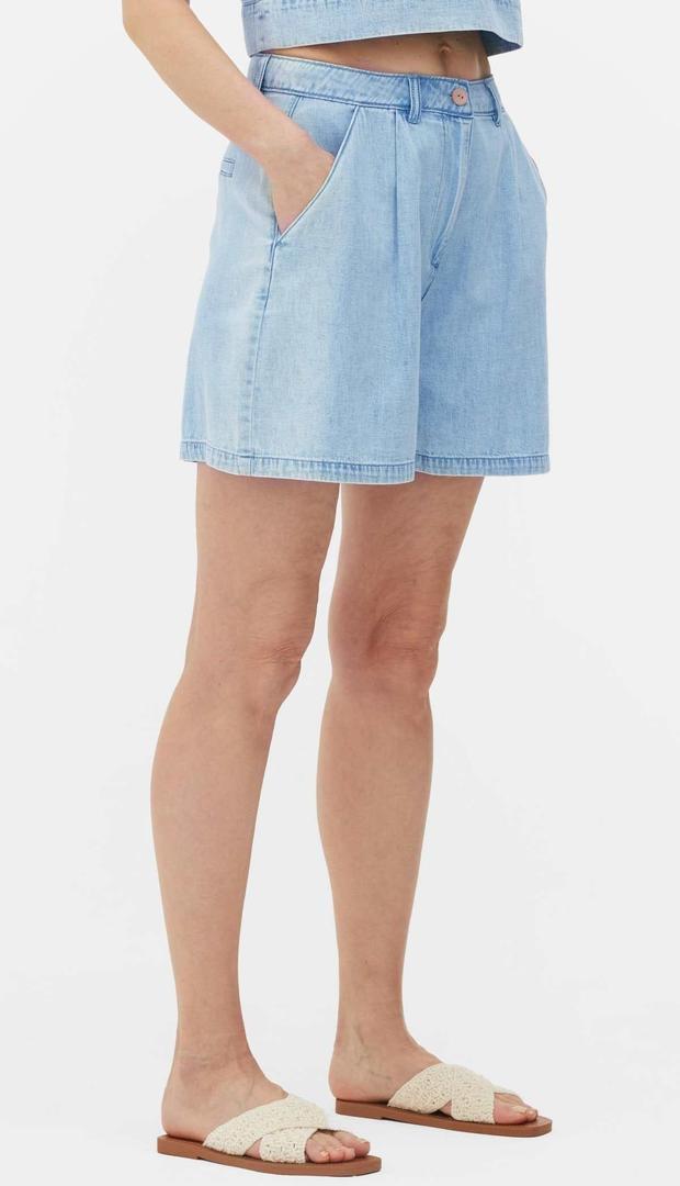 Pantalones cortos vaqueros con pinzas de Primark