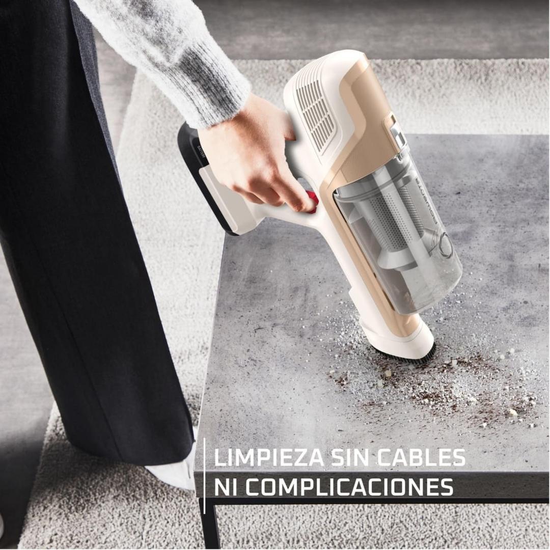 El aspirador escoba sin cable Rowenta RH6830 con 18 V y 100 W en Carrefour