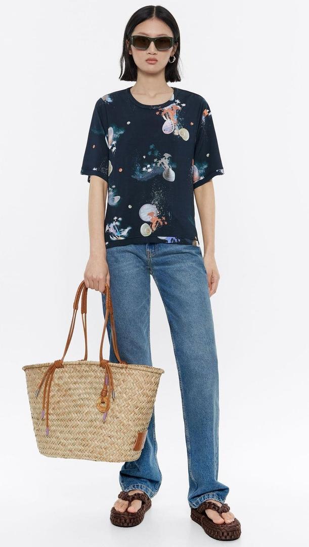 El bolso capazo maxi natural de Bimba y Lola