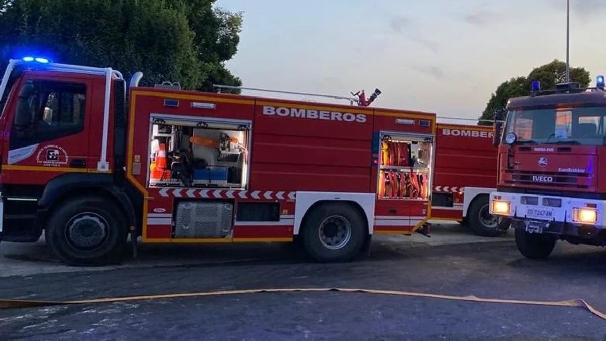 Bomberos participaron en las labores de rescate