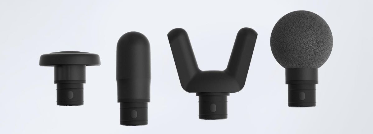 Mini percutor de masaje de Decathlon