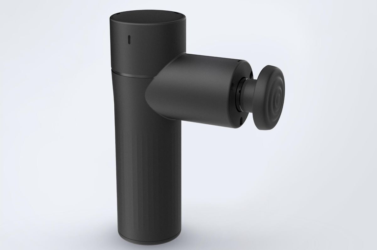 Mini percutor de masaje de Decathlon