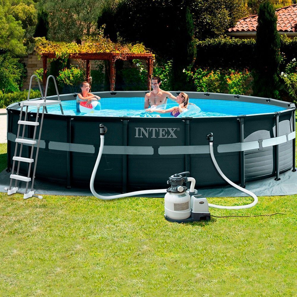 Piscina elevada redonda con depuradora Ultra Xtr Frame Intex de Carrefour