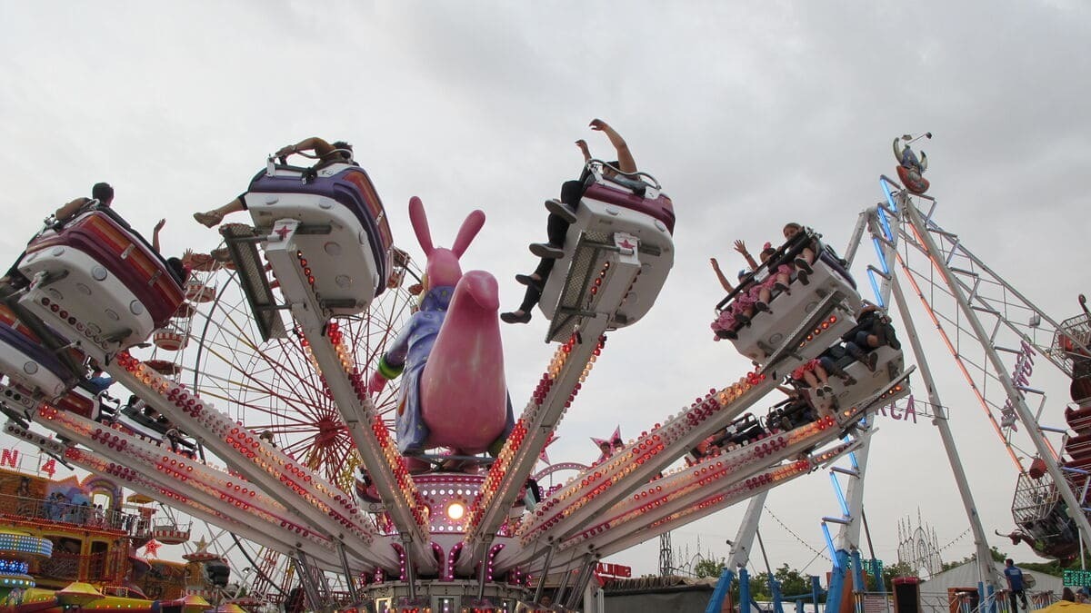 Atracciones en la Feria de Puerto Real