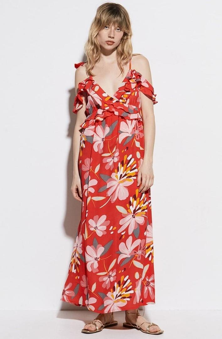 Sfera vestido volante tirantes de El Corte Inglés