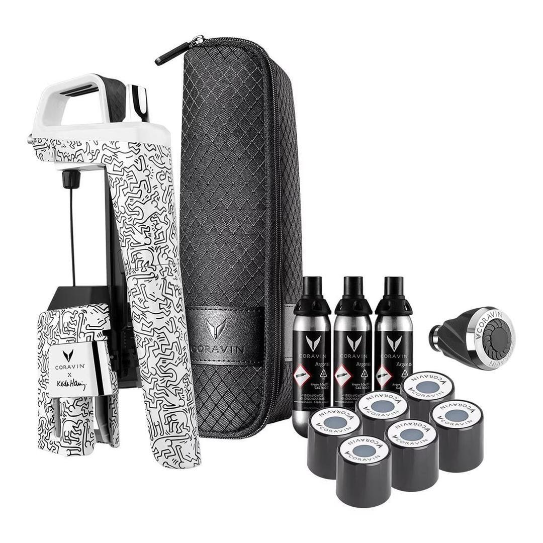 Sistema de acceso al vino Timeless Six+ Keith Haring Coravin