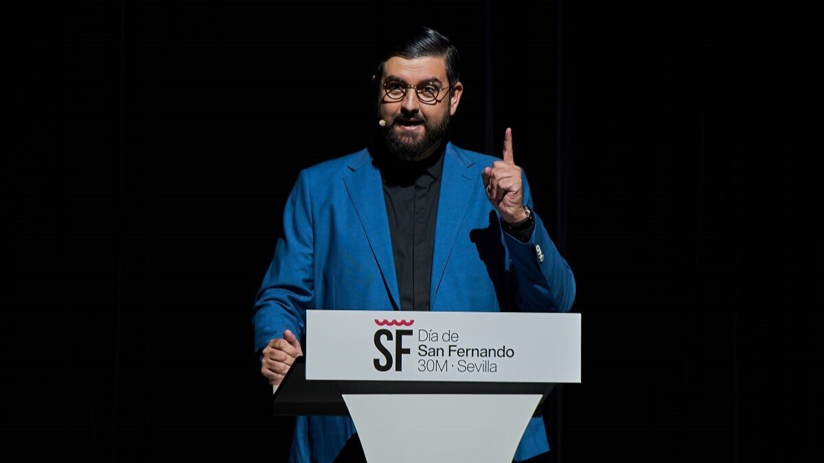 Manu Sánchez en la entrega de Medallas de la Ciudad de Sevilla 2024 | Salvador López Medina para El MIRA