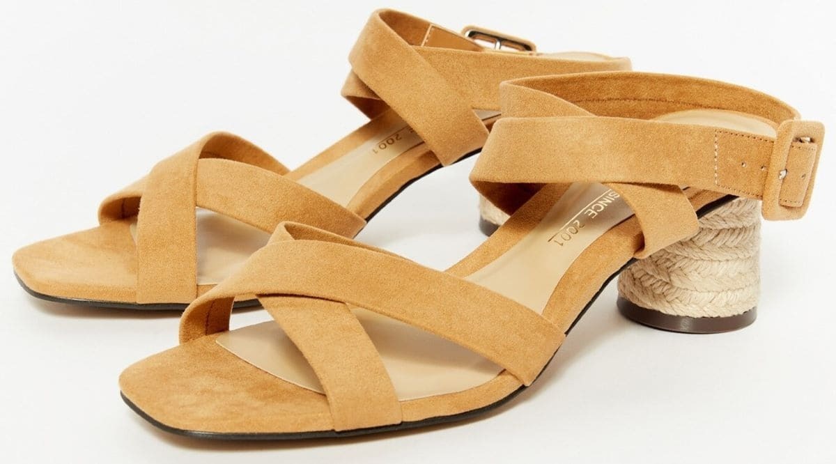 Sandalias tiras tejido de Sfera