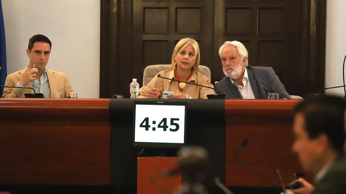 Imagen del Pleno del Ayuntamiento de Jerez