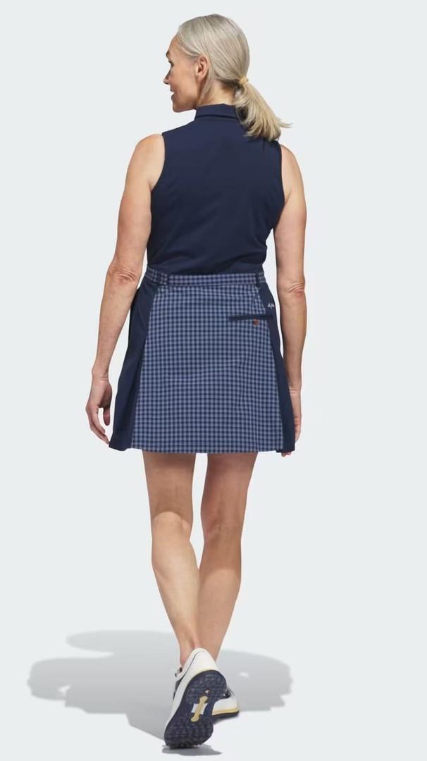 El vestido sin mangas a cuadros Adidas X Malbon