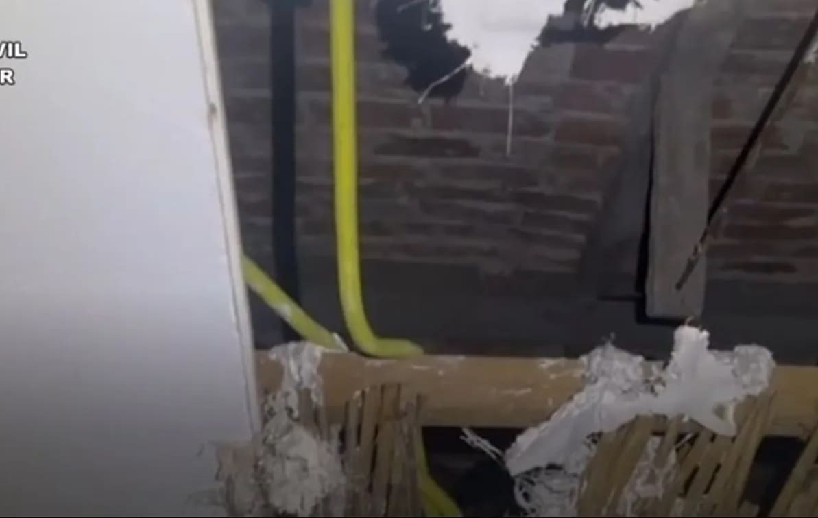 El falso techo por el que escapó El Chumbo