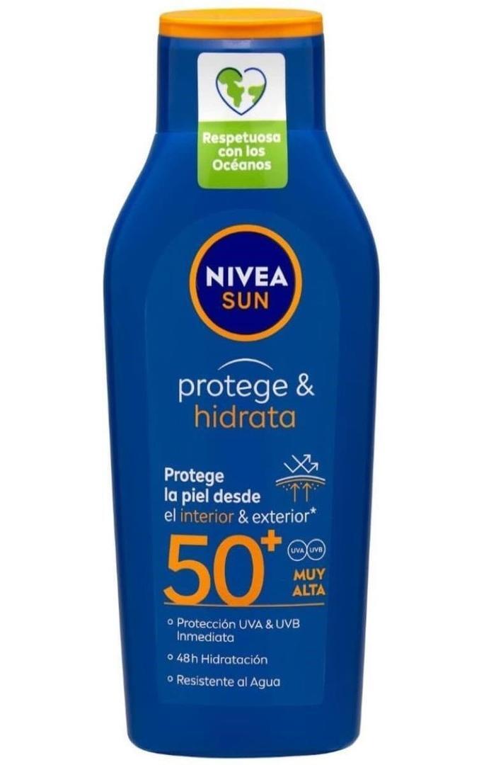 Protector solar protege e hidrata Nivea FPS 50+