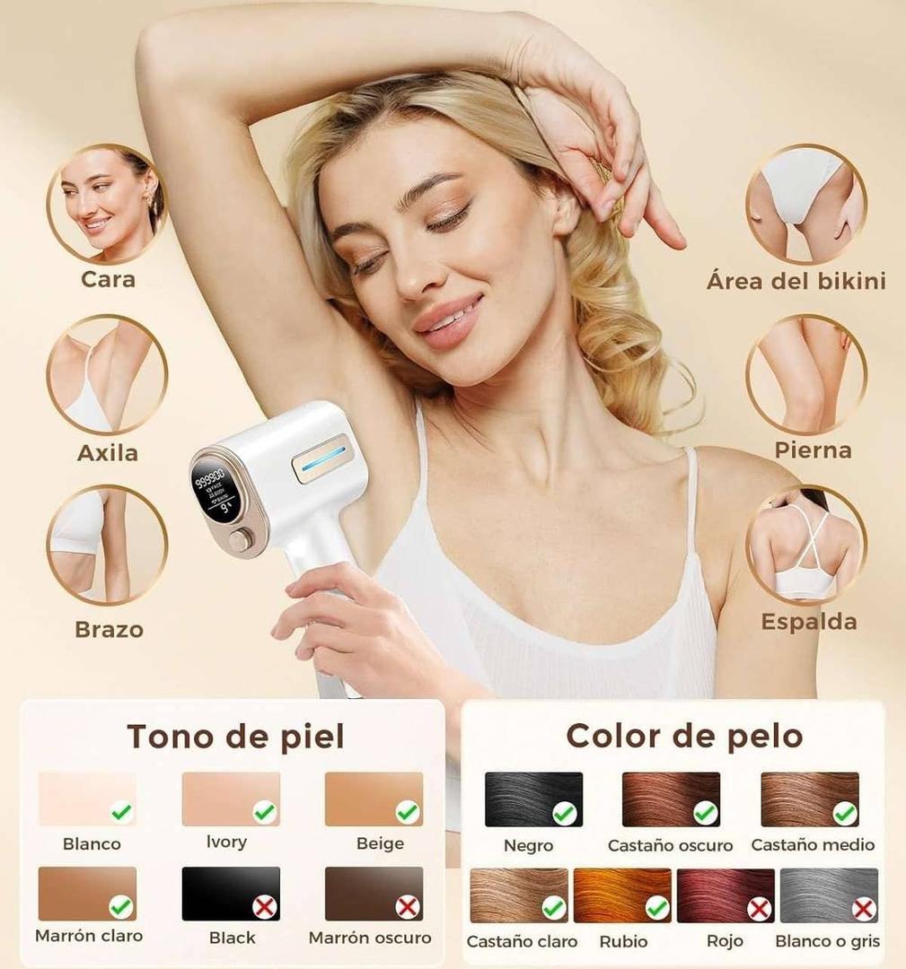 ZKMAGIC Depiladora Laser IPL con Tecnología IGBT de Amazon